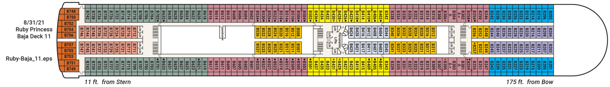 Deck 11 - Baja plan